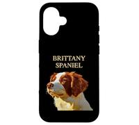 Colorful French Dogs Portraits - Brittany Spaniel Case for iPhone 16