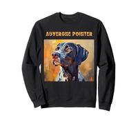 Colorful French Dogs Portraits Illustrations Sweatshirt