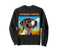 Colorful French Dogs Portraits Illustrations Sweatshirt