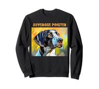 Colorful French Dogs Portraits Illustrations Sweatshirt