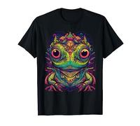 Colorful Frog | Psychedelic Art Trippy Hippie Men Women T-Shirt