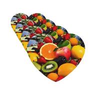 Colorful Fruit Car Air Freshener Cards for Women Men 4 Pack Cute Car Accessories Long Lasting Scent Car Diffuser Hanging Auto Aromatherapy Tablets Car Fresheners Gifts