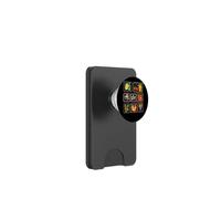 Colorful Fruit Collection Lemon Cherry Grape PopSockets PopWallet for MagSafe