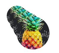 Colorful Fruit Pineapple Car Air Freshener Cards for Women Men 4 Pack Cute Car Accessories Long Lasting Scent Car Diffuser Hanging Auto Aromatherapy Tablets Car Fresheners Gifts