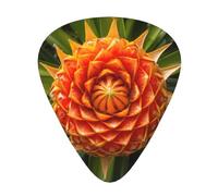 Colorful Fruit Pineapple Print Guitar Pick,12 Pack,Includes Thin,Medium,Heavy Gauges,Suitable for guitar,ukulele
