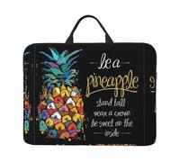 Colorful Fruit Pineapple Printed 14in Laptop Case Sleeve Bag – Portable Handle & Zipper – Ideal for Travel, Business & Office Use