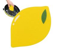 Colorful Fruit Shaped Cleaning Sponge, Multi-purpose Cartoon Fruit Pattern Scrub Sponge For Bathing, Thick And Reusable, For Household Cleaning (shape: Lemon, Avocado, Mangosteen)