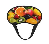 Colorful Fruit Sleep Mask for Side Sleeper, Light Blocking Night Masks for Sleeping Eye Mask for Women Men Eye Cover Soft Comfortable Eye Shade for Travel, Nap