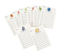 Colorful Fruit Sticky Note Set DurabilityRecycled Paper Tearing Design Pocket Size Agenda for Busy Schedules Friendly Tear Off Notepad