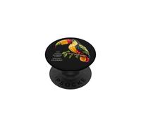 Colorful Fruit Toucan Tropical Exotic Bird Art Design PopSockets Adhesive PopGrip