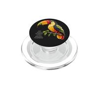 Colorful Fruit Toucan Tropical Exotic Bird Art Design PopSockets PopGrip for MagSafe