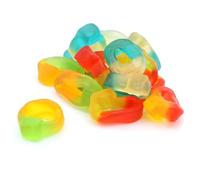 Colorful Fruity Gummy Ring Candies - Soft Chewy Jelly Candy with Fun Ring Shape, Assorted Flavors, Sweet Snack Treat for Kids, Adults, Parties & Candy Buffets (500g)