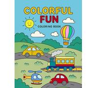 Colorful Fun: Livro de Colorir - Coloring Book
