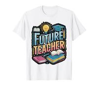 Colorful Future Teacher Quote Design T-Shirt
