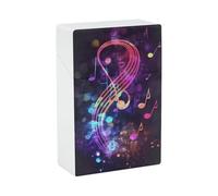 Colorful Galaxy Music Note Cigarette Case Anti-Squeezing Waterproof Cigarette Packing Box with Lightweight Pocket Cigarette Storage Case for Men Women Gifts