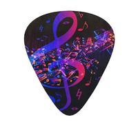 Colorful Galaxy Music Note Guitar Paddle 12 Pack Guitar Pickup Suitable For Playing Acoustic Guitars, Electric Guitars, Etc.