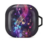 Colorful Galaxy Music Note Headphone Protective Case, Earphone Case For Galaxy Buds Live, Galaxy Buds Pro, Galaxy Buds2, Galaxy Buds 2 Rro Series Headphones