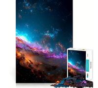 Colorful Galaxy Nebula Space Art Jigsaw Puzzles for Adults1000 Piece Tension Relief Precise Connection Playful Challenge (50x75cm)