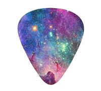 Colorful Galaxy Print Guitar Pick Special Instrument Pick Unisex Guitar Pick