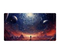 Colorful Galaxy Space-1738 Cushioned Kitchen Runner Rug Mat Stain Resistant, Easy Wipe Clean for House Sink Office,15.7"x29.5"in