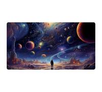 Colorful Galaxy Space-1753 Cushioned Kitchen Runner Rug Mat Stain Resistant, Easy Wipe Clean for House Sink Office,15.7"x29.5"in