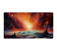 Colorful Galaxy Space-1762 Cushioned Kitchen Runner Rug Mat Stain Resistant, Easy Wipe Clean for House Sink Office,15.7"x29.5"in