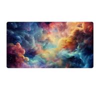 Colorful Galaxy Space-1810 Cushioned Kitchen Runner Rug Mat Stain Resistant, Easy Wipe Clean for House Sink Office,15.7"x29.5"in