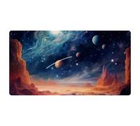 Colorful Galaxy Space-1813 Cushioned Kitchen Runner Rug Mat Stain Resistant, Easy Wipe Clean for House Sink Office,15.7"x29.5"in