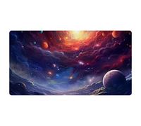 Colorful Galaxy Space-1834 Cushioned Kitchen Runner Rug Mat Stain Resistant, Easy Wipe Clean for House Sink Office,15.7"x29.5"in
