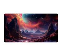 Colorful Galaxy Space-1843 Cushioned Kitchen Runner Rug Mat Stain Resistant, Easy Wipe Clean for House Sink Office,15.7"x29.5"in