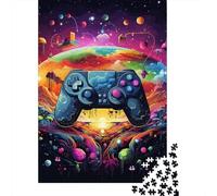 Colorful Gamepad Puzzle Jigsaws 1000 Pieces for Adults & Teenager Age 12 Years Up Christmas Eve Gifts 1000pcs (38x26cm)