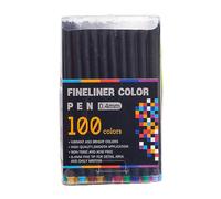 Colorful Gel Pen Multicolored Journaling Pen 0.4MM Needle Tip Assorted Color Drawing for Color Coding Scrapbooking Professional Art Supplies Markers
