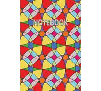 Colorful Geometric Cover Notebook - College Ruled 6x9 Writing Journal: A bright and uplifting lined notebook with 100 pages for notes, ideas, and daily reflections.
