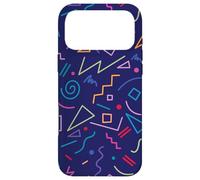 Colorful Geometric Pattern 80s 90s Memphis Aesthetic Style Case for iPhone 17 Pro Max