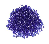 Colorful Glass Fish Tank Gravel Decorative Reusable Aquarium Decor | DIY Craft Material, Terrarium Accent, for Aquatic Plants, Retail Display, 500g Glass Pieces