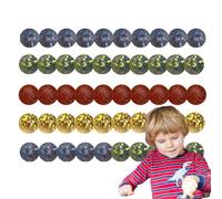 Colorful Glass Marble, Round Marble Beads,Handmade Colorful Round Marble Crafts - Collectable Decorative Glass Gems, Glass for Aquarium, Vases, Table