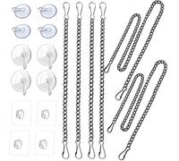 Colorful Glass Window Hanging Chain Set PVC Component Modern Designs Decorative Hanging Chains Suitable for Home Decors Creative Window Deck