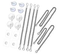 Colorful Glass Window Hanging Chain Set PVC Component Modern Designs Decorative Hanging Chains Suitable for Home Decors Chain Set for Stained Glass