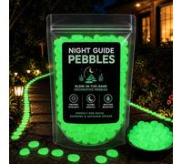 Colorful Glow-in-the-Dark Garden Stones, Night Guide Luminous Pebbles, Rainbow Luminous Stepping Stones, Glow Rocks for Aquarium Pathway Landscaping Decor green 1000PCS