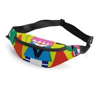 Colorful Gnomes Belt Bag with Adjustable Strap, Lightweight Travel Crossbody Bags, Hands-Free Mini Fanny Packs in Running Gym