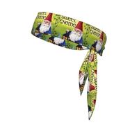 Colorful Gnomes Printing One-Pack Tie Headbands Moisture Wicking Athletic Sports Head Band For Men And Women