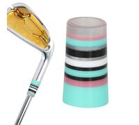 Colorful Golf Ferrules - Portable Golf Iron Ferrules Wear-resistant Protective Tool | Advanced Protection Tip Golf Club Ferrules, Dravate Range Supplies for Beginners, Teachers