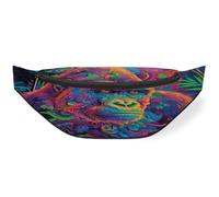 Colorful Gorilla Waist Bag Pack for Women Men Kids Girls Boys Fanny Pack Bumbags Pouch Purses Belt Bag for Travel Sport Running