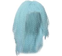 Colorful Gradient Fluffy Wig Long Curly Wig Heat Resistant Synthetic Fiber Wig for April Fool's Day Halloween Cosplay Party