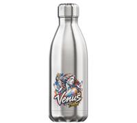 Colorful Graffiti Statue of Venus Vacuum Insulated Thermal Water Bottle Silver