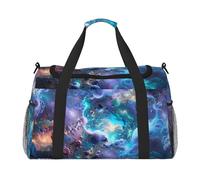 Colorful Graphics Universe Space Printed Travel Duffle Bag for Men Women Large Sport Gym Bag Handbag with Shoulder Strap for Travel Weekend Fishing Hunting