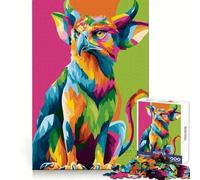 Colorful Griffin Digital Art 1000 Piece Jigsaw Puzzles for Adults Teenagers DownTime Game Rich Color Real Challenge Wall Accent (38x26cm)