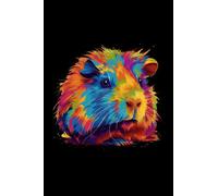 Colorful Guinea-pig: 6"x9", Notes, Notebook, Journal,Notizbuch,Carnet de notes,libreta, Diary, 120 Pages lined, Paperback Cover