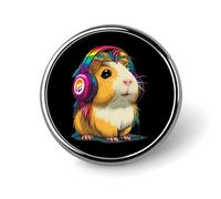 Colorful Guinea Pigs Brooch Pins for Women Men Cute Badge Lapel Pins for Backpack Dress Accessories