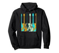 Colorful Guitars Pullover Hoodie